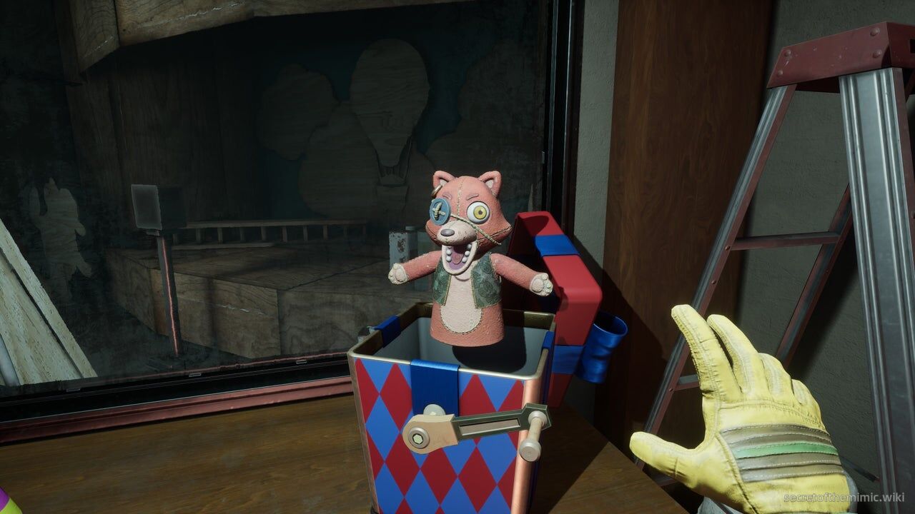 A collectible location inside Costume Manor
