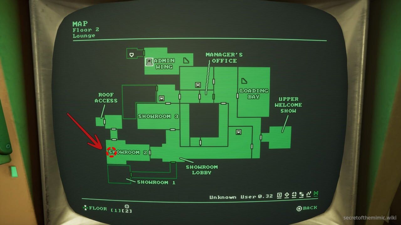 Grand Prize Trophy location map