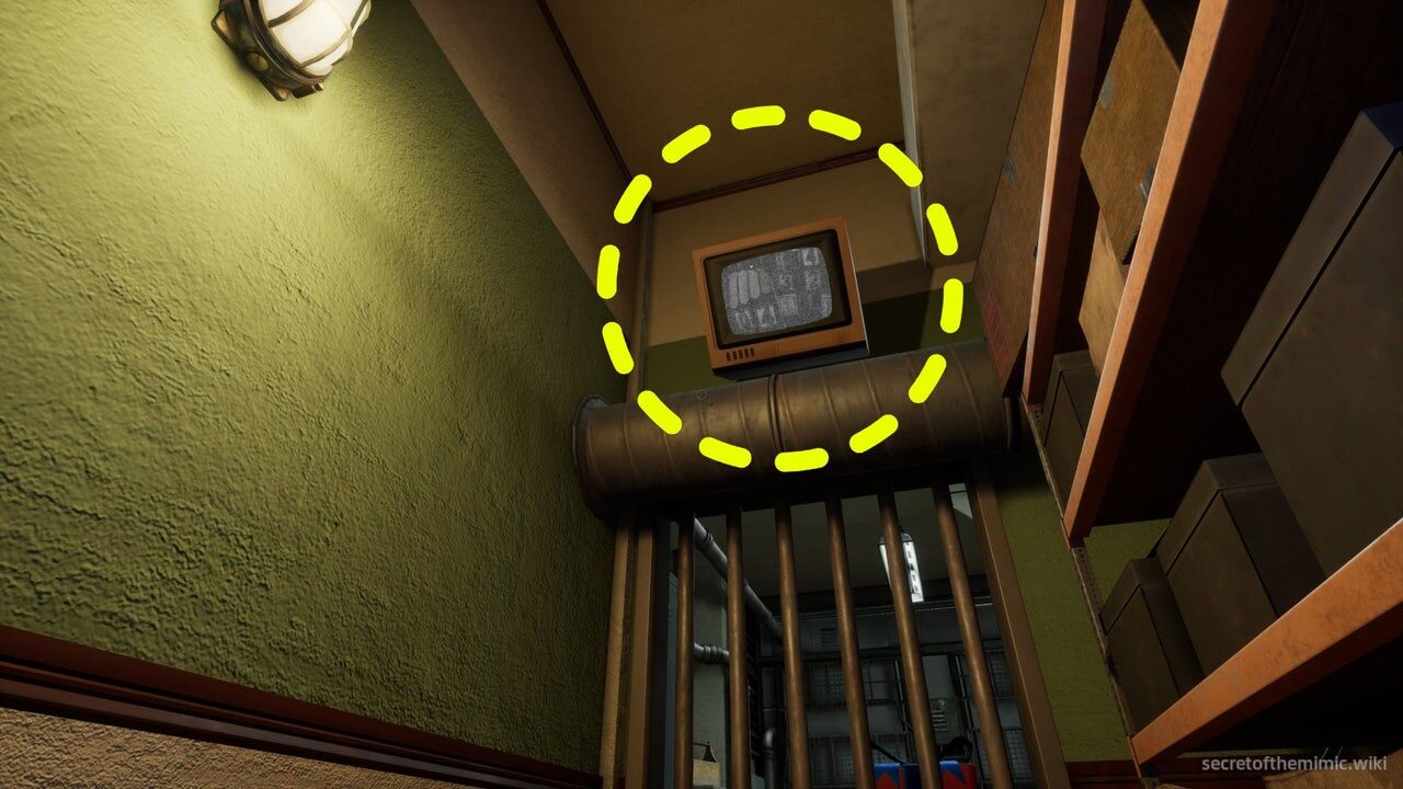 SotM Door Behind Jackie's Box Code