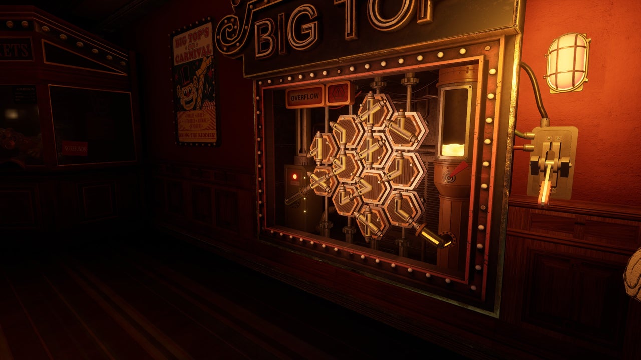 Prize Wheel and mannequin-code balcony, walkthrough screenshot 43