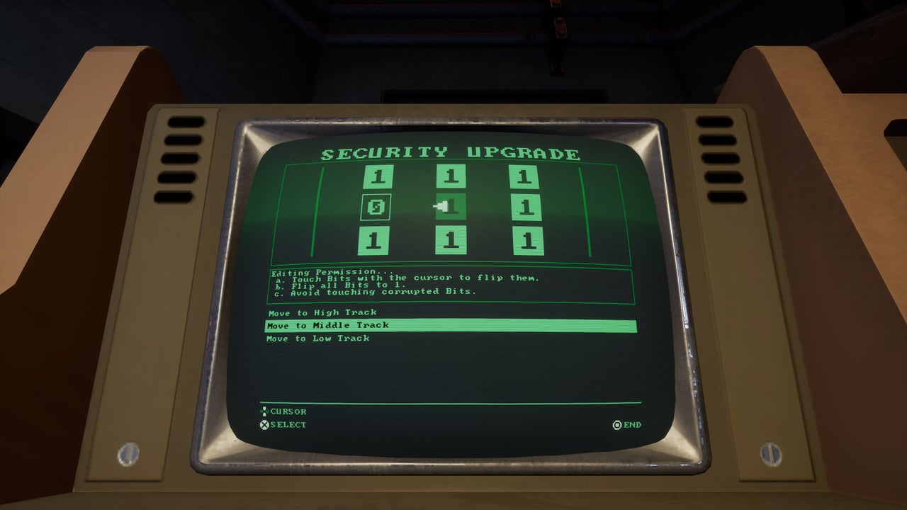 Security Office and first clearance grid, walkthrough screenshot 2