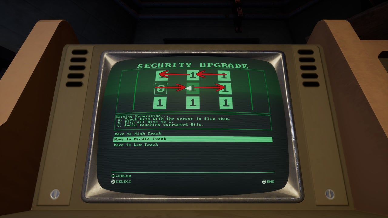 Security Office and first clearance grid, walkthrough screenshot 3