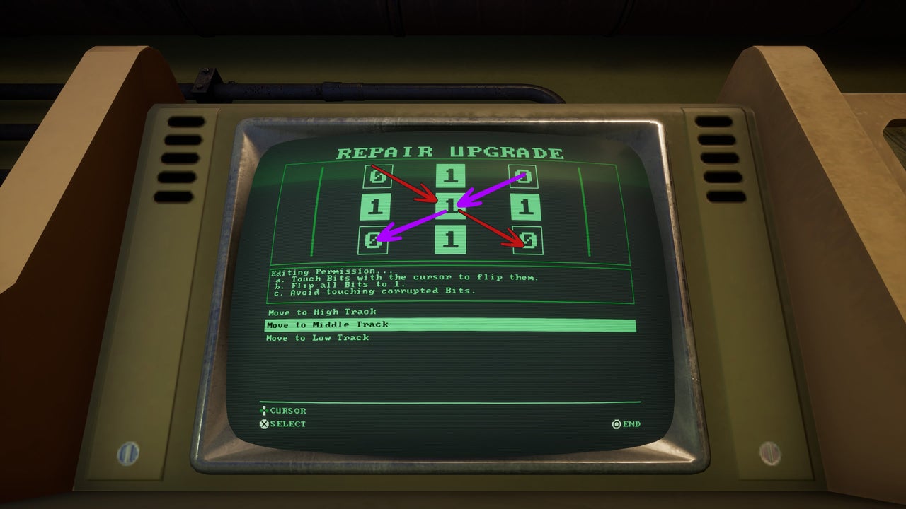 Security Office and first clearance grid, walkthrough screenshot 4