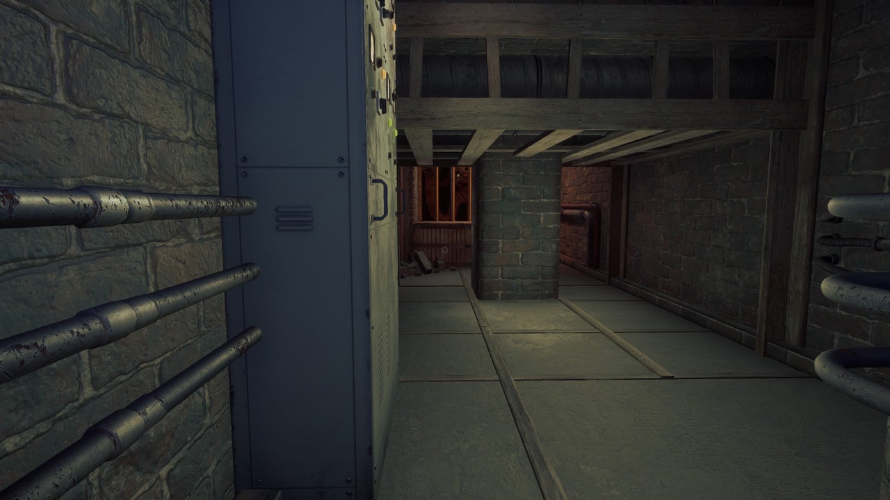 Tunnel and elevator approach, walkthrough screenshot 2