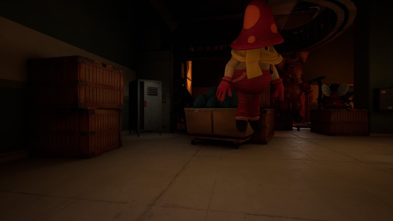 Recycling line and costume encounter, walkthrough screenshot 31