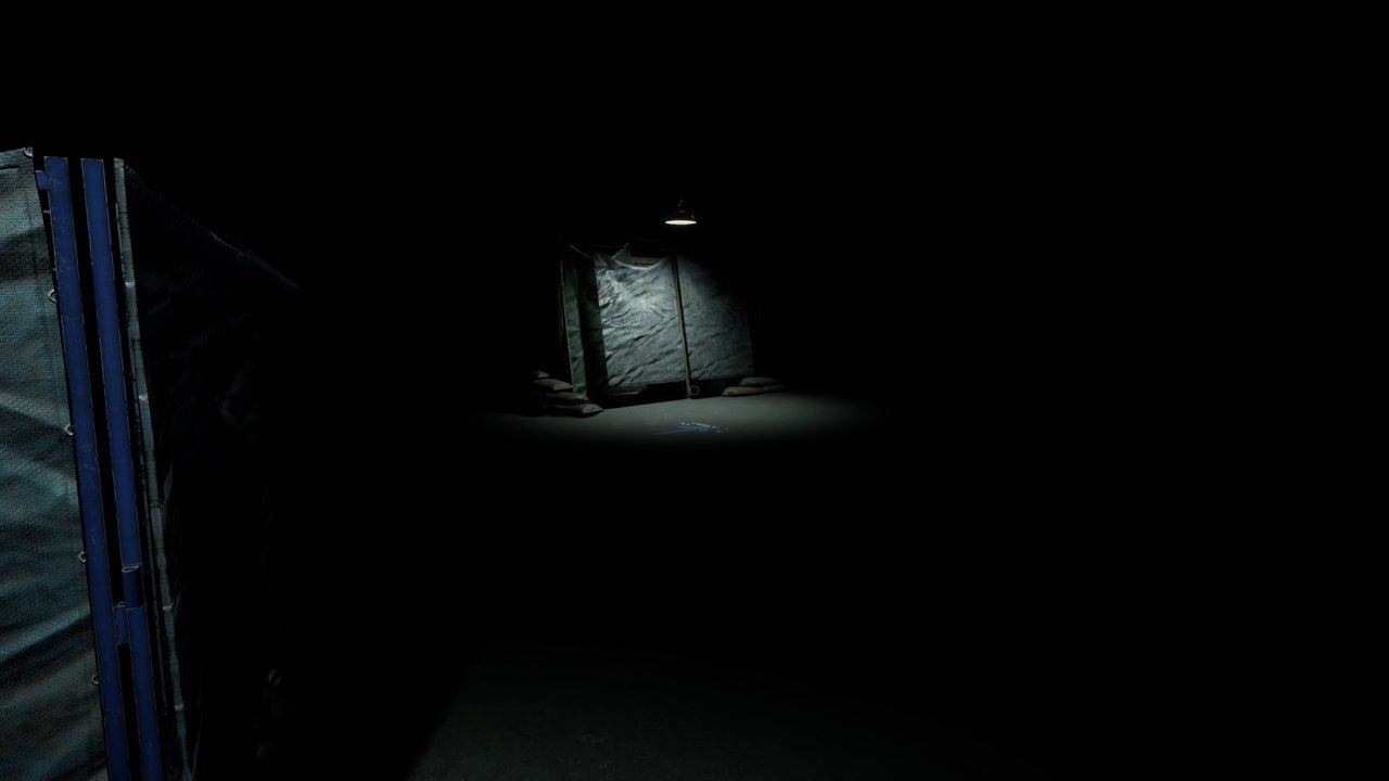 Third glowing toy beside the opened final lever-room hatch
